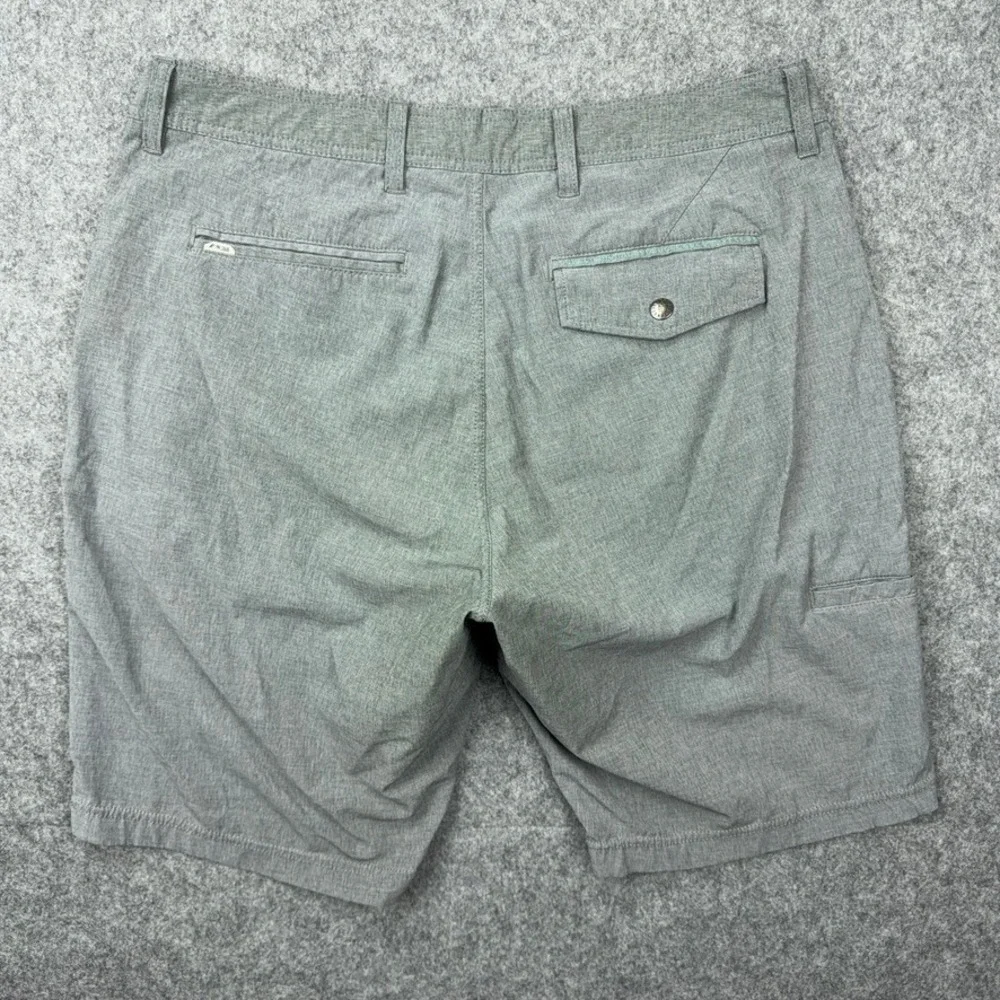Linksoul Golf Shorts Mens 34 Gray Boardwalker Performance Stretch Hiking Casual‎